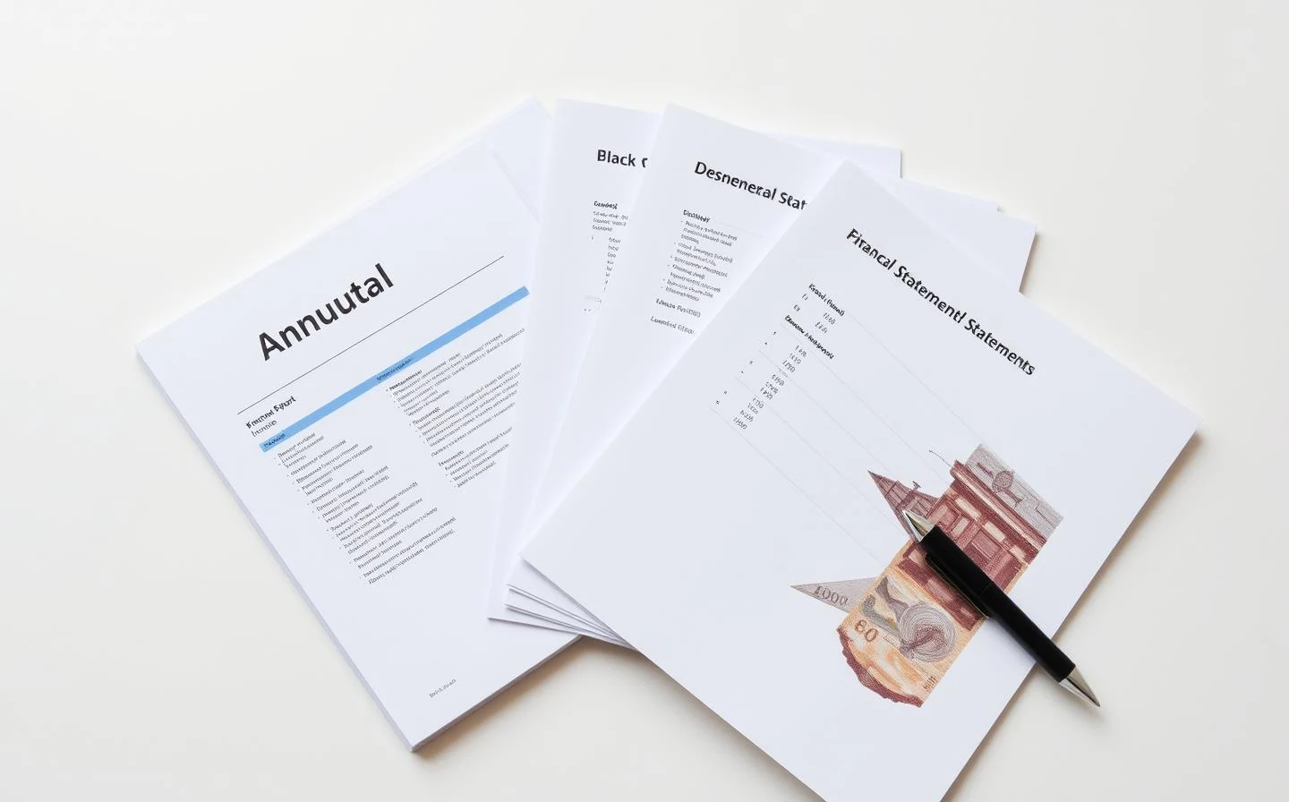 Accountant preparing annual accounts and statutory filings