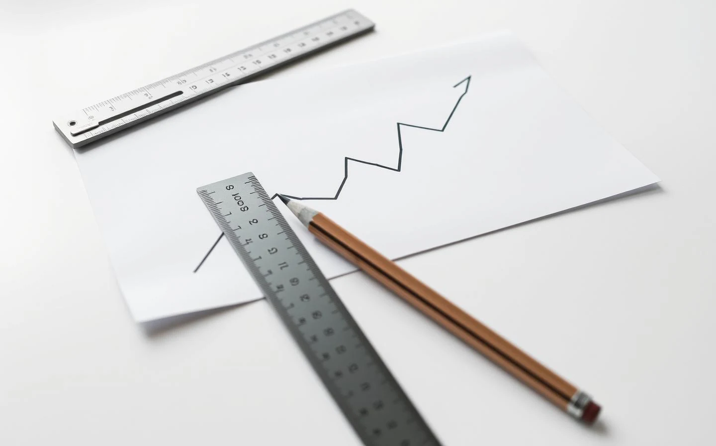 Financial forecasting charts and cash flow projections