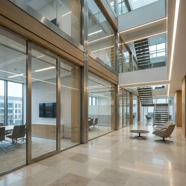 Modern professional office environment